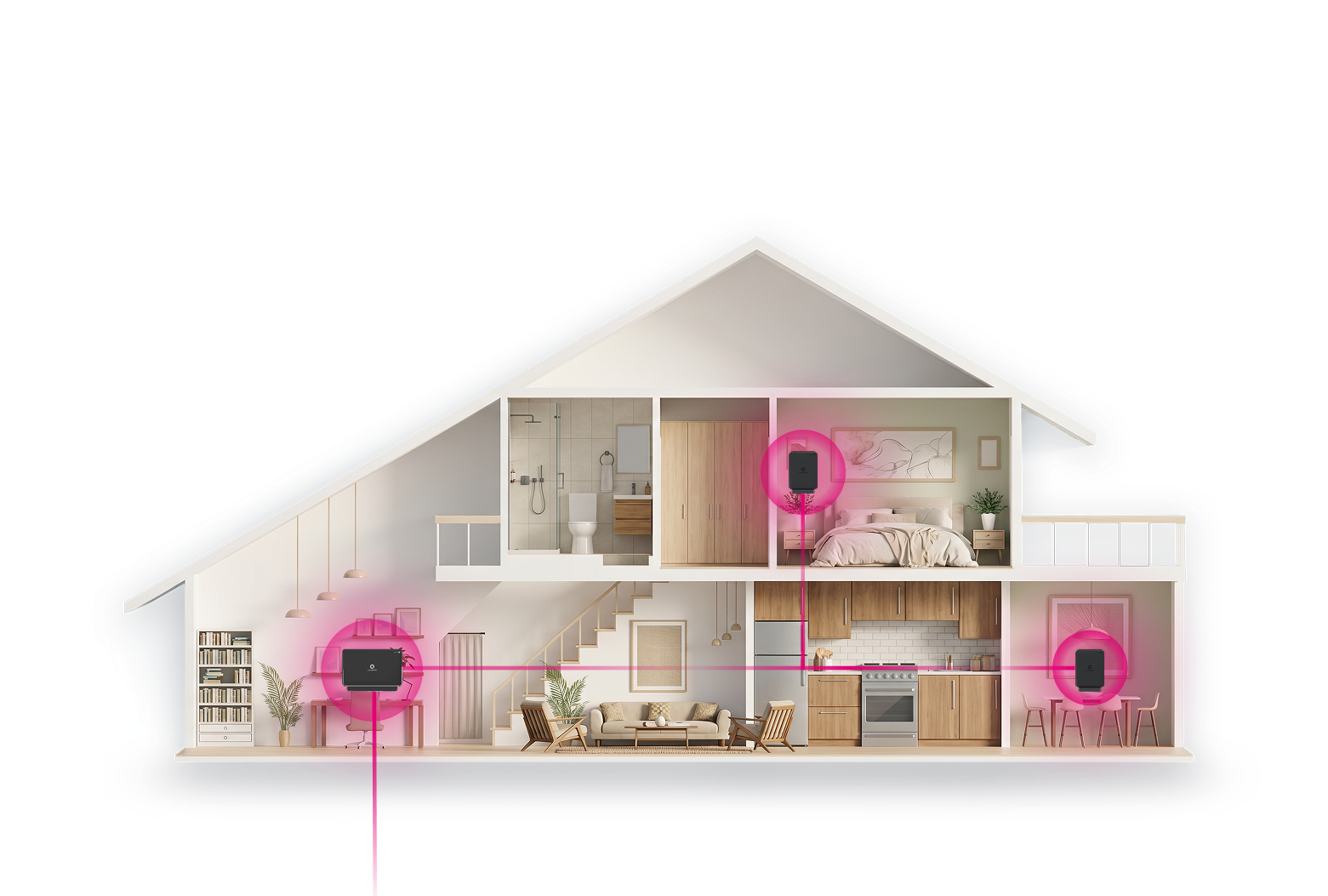 House with Optical Connection